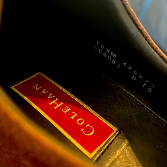 Cole Haan Brown Leather Oxfords 10.5 Mens - Picture 2 of 3